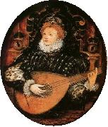 Nicholas Hilliard Portrait miniature of Elizabeth I of England Germany oil painting artist